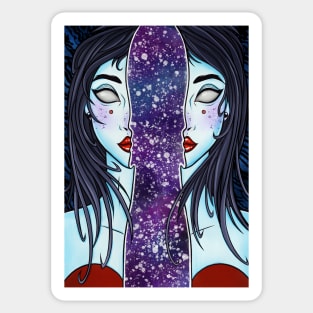 Inner space Sticker